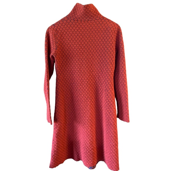 Zilch Europe: Stretchy Cozy Sweater Dress in Chili 🌶 - Picture 4 of 5